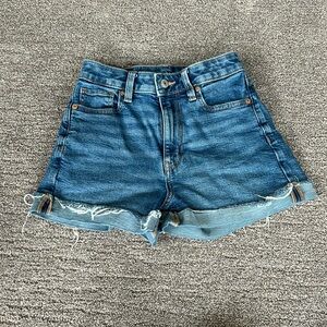Blue American Eagle Shorts, size 00
